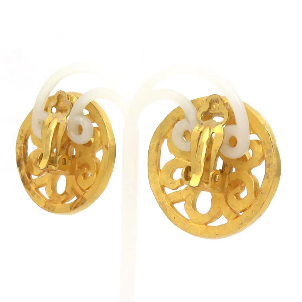 CHANEL Gold Earrings